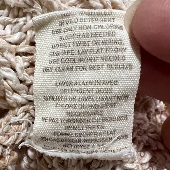 Free People Rare Knit Marled Oatmeal Short Sleeve Sweater - Picture 11 of 11